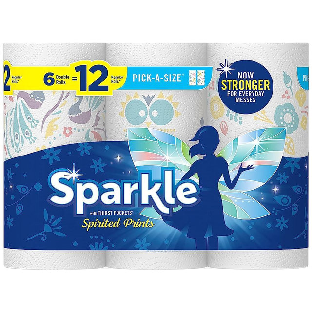 SPARKLE® PICK-A-SIZE® PAPER TOWELS, 6 DOUBLE ROLLS