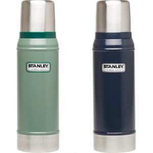 Stanley Classic Vacuum Bottle (Hammertone Green & Hammertone Navy, 25oz)