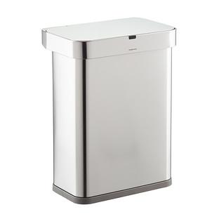 Simplehuman Stainless Steel 15.3 gal./58L Voice & Motion Sensor Trash Can