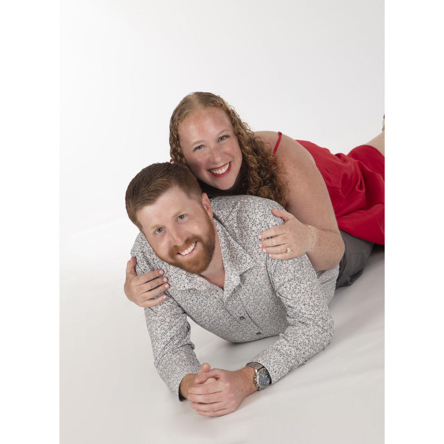 We got these photos taken the day after our engagement on the cruise!