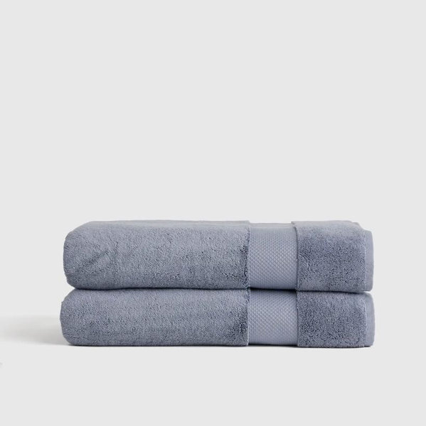 Turkish Ultra Plush Bath Sheet (Set of 2) - Mineral
