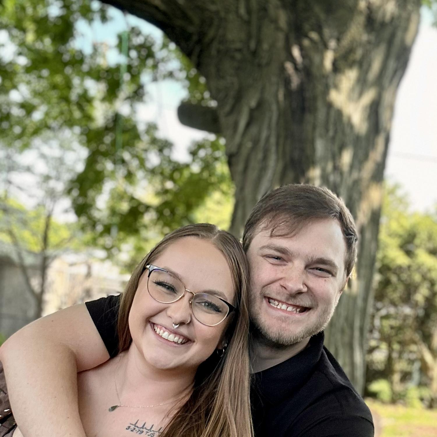 Photos we took after we went to the courthouse!