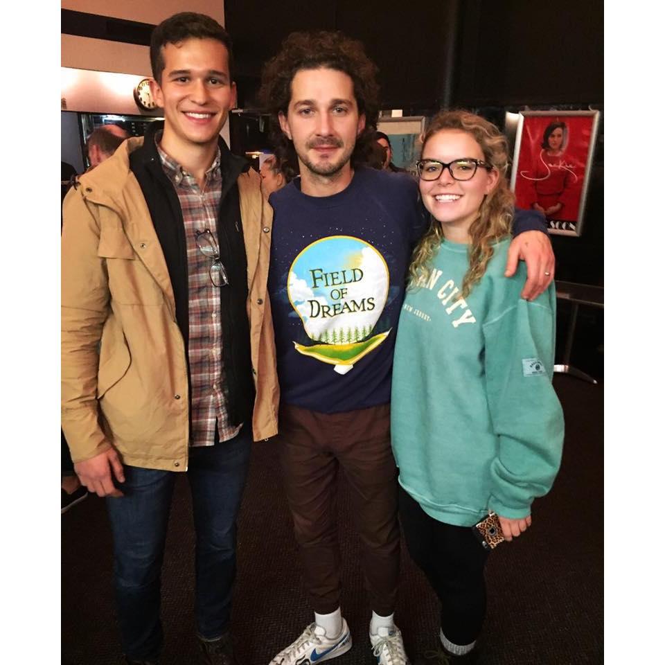 November 2016: Meeting Shia LaBeouf