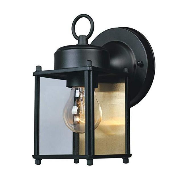 Designers Fountain 1161-BK Value Collection Wall Lanterns, Black