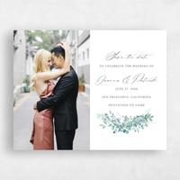 White Wedding Save the Date - Blosser Photo