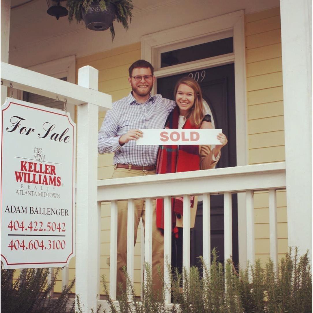 The day we bought our first home together!