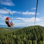 Zip Lining Whitefish Mountain
