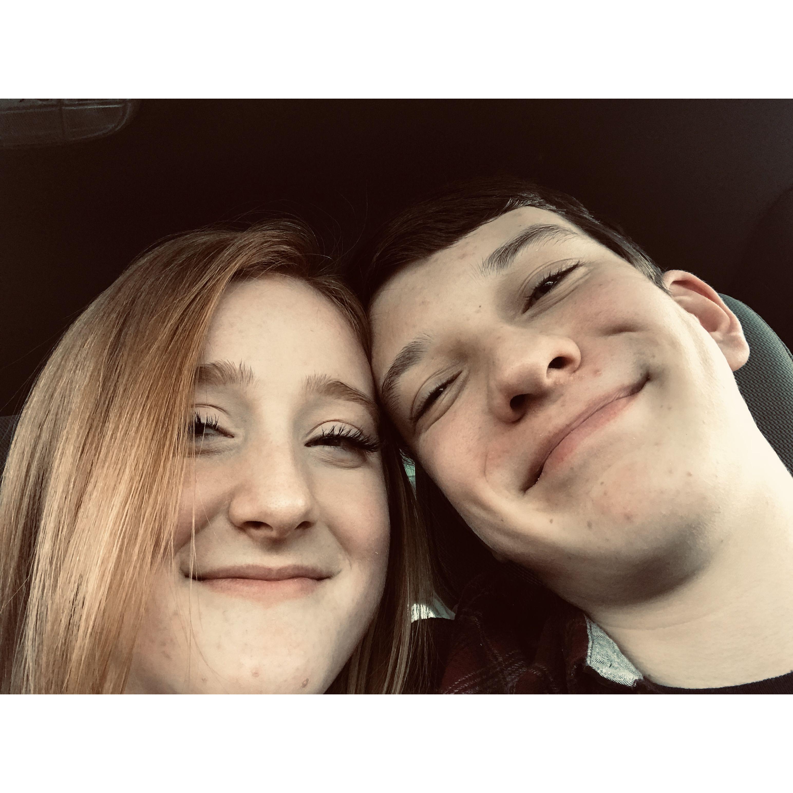 One of our first dates!