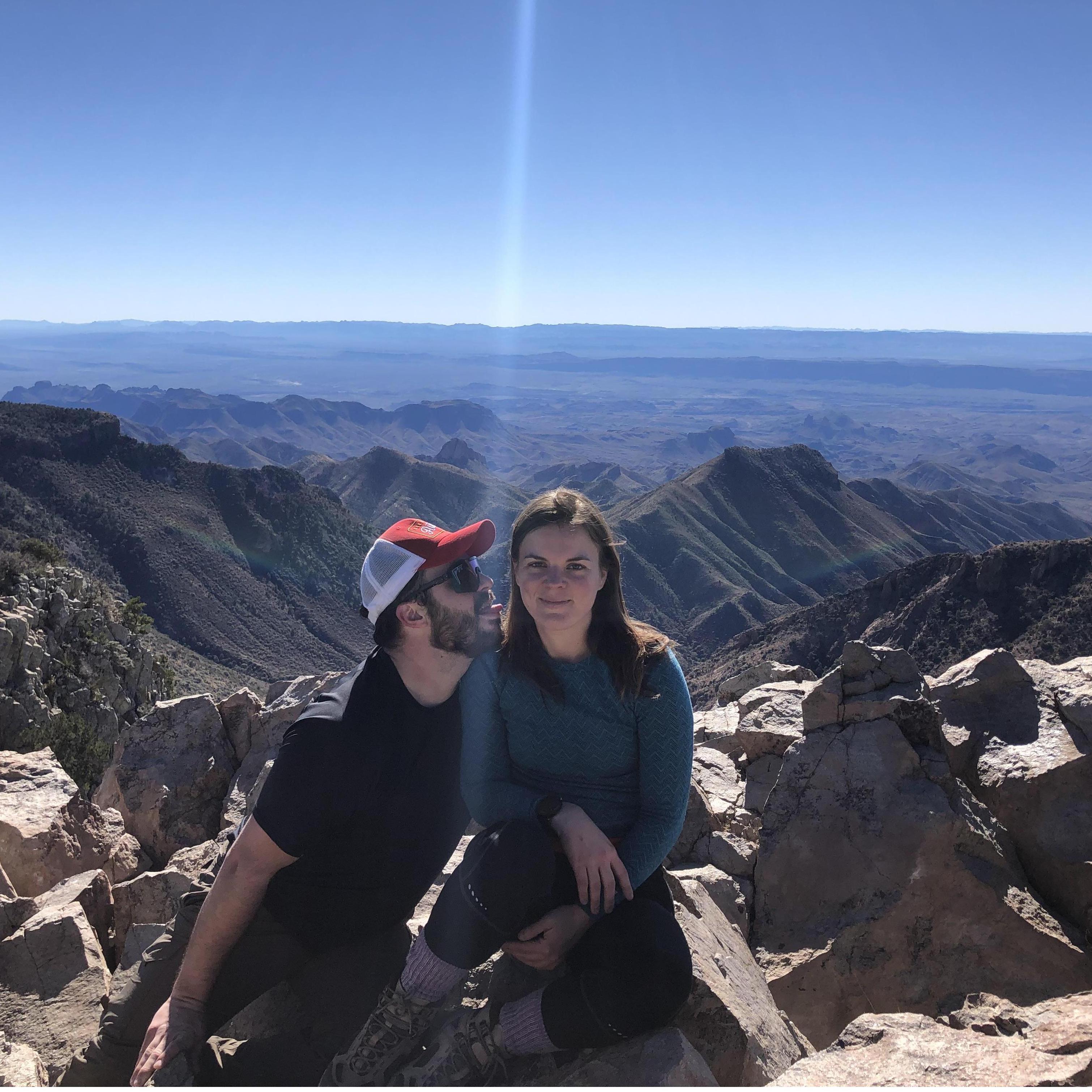 Emory Peak views in Big Bend National Park January 2019.