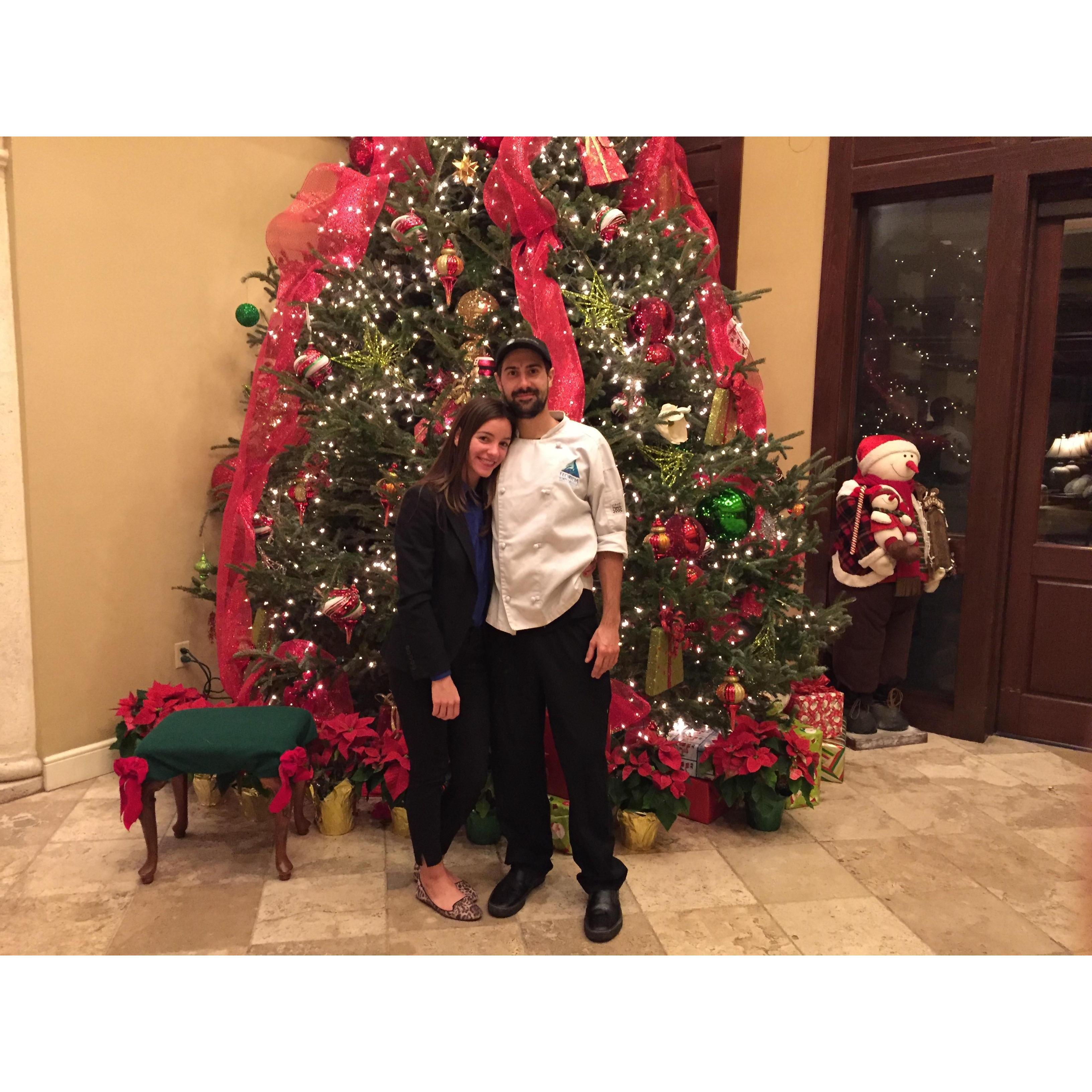working a holiday together