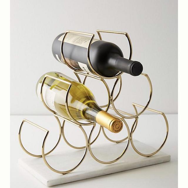 Brass Wine Rack | Anthropologie