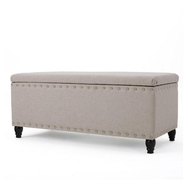Tatiana Storage Ottoman - Wheat - Christopher Knight Home