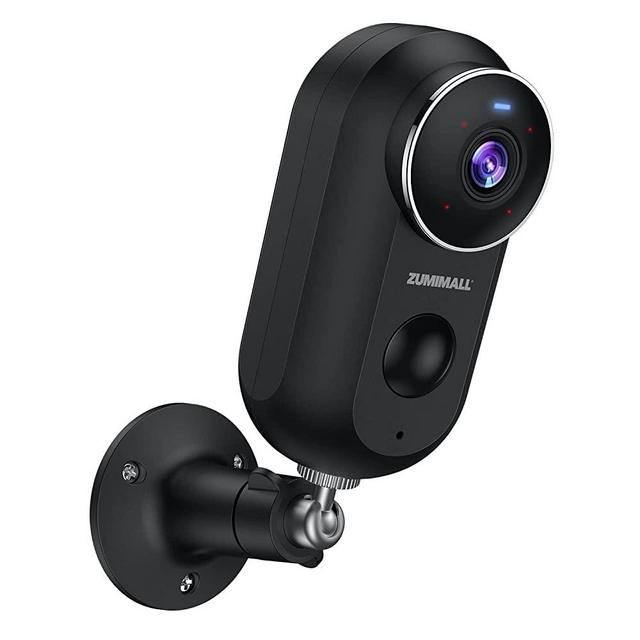 ZUMIMALL Outdoor Security Cameras, 2K FHD Battery Powered Wireless Indoor Surveillance Camera with Siren, Night Vision, PIR Motion Detection, Free Cloud Storage, IP66 Waterproof, 2.4G WiFi (No 5G)