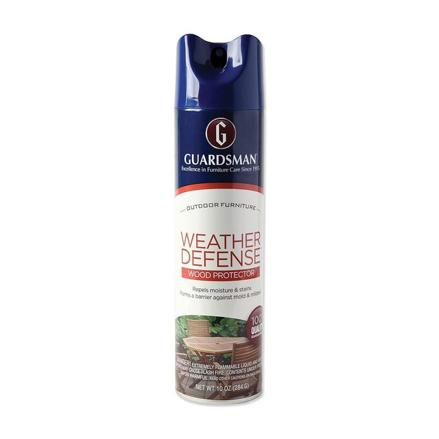 Guardsman Weather Defense Outdoor Wood Furniture Protector - 10 oz - Repels Moisture and Stains - 461900