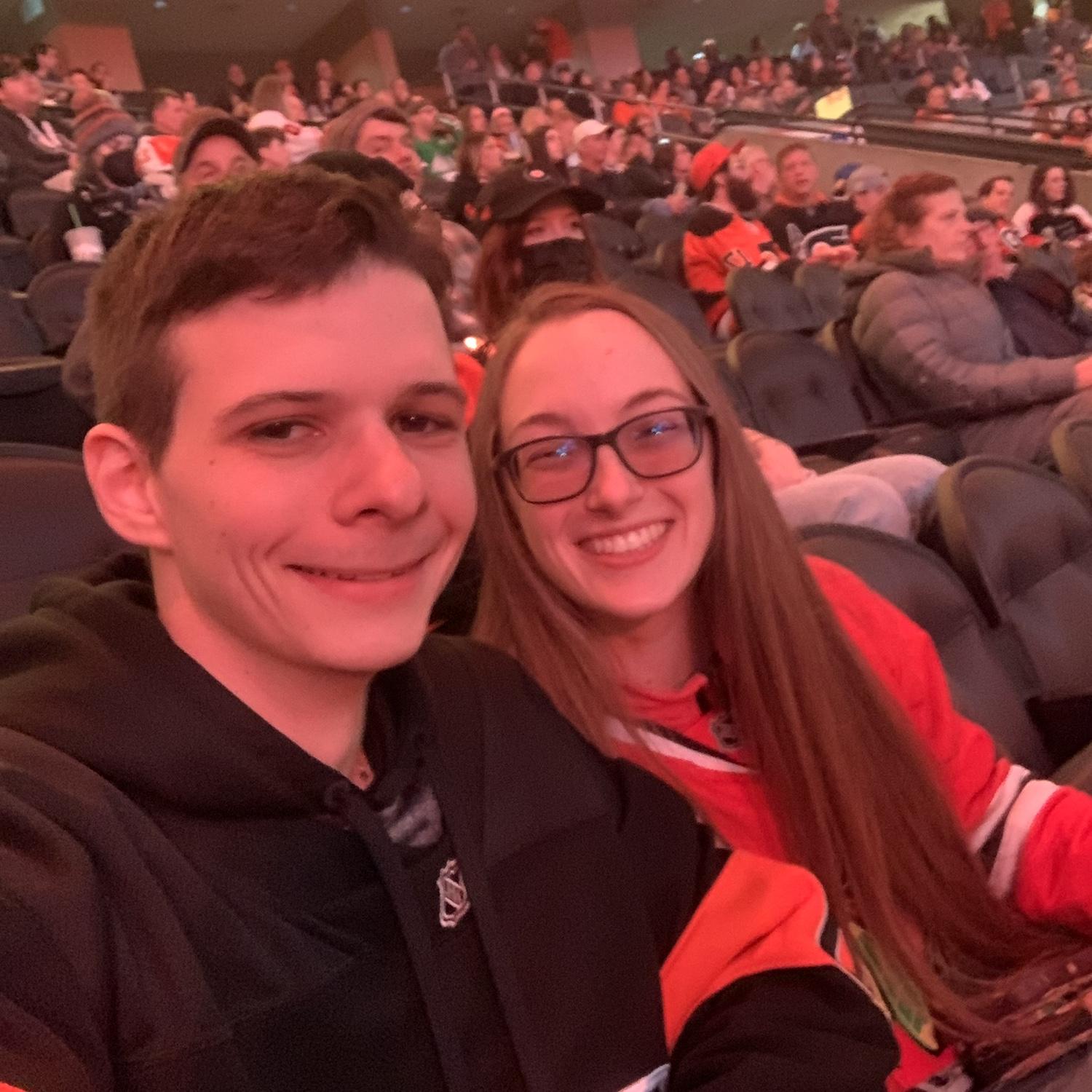 First Flyers vs Blackhawks game