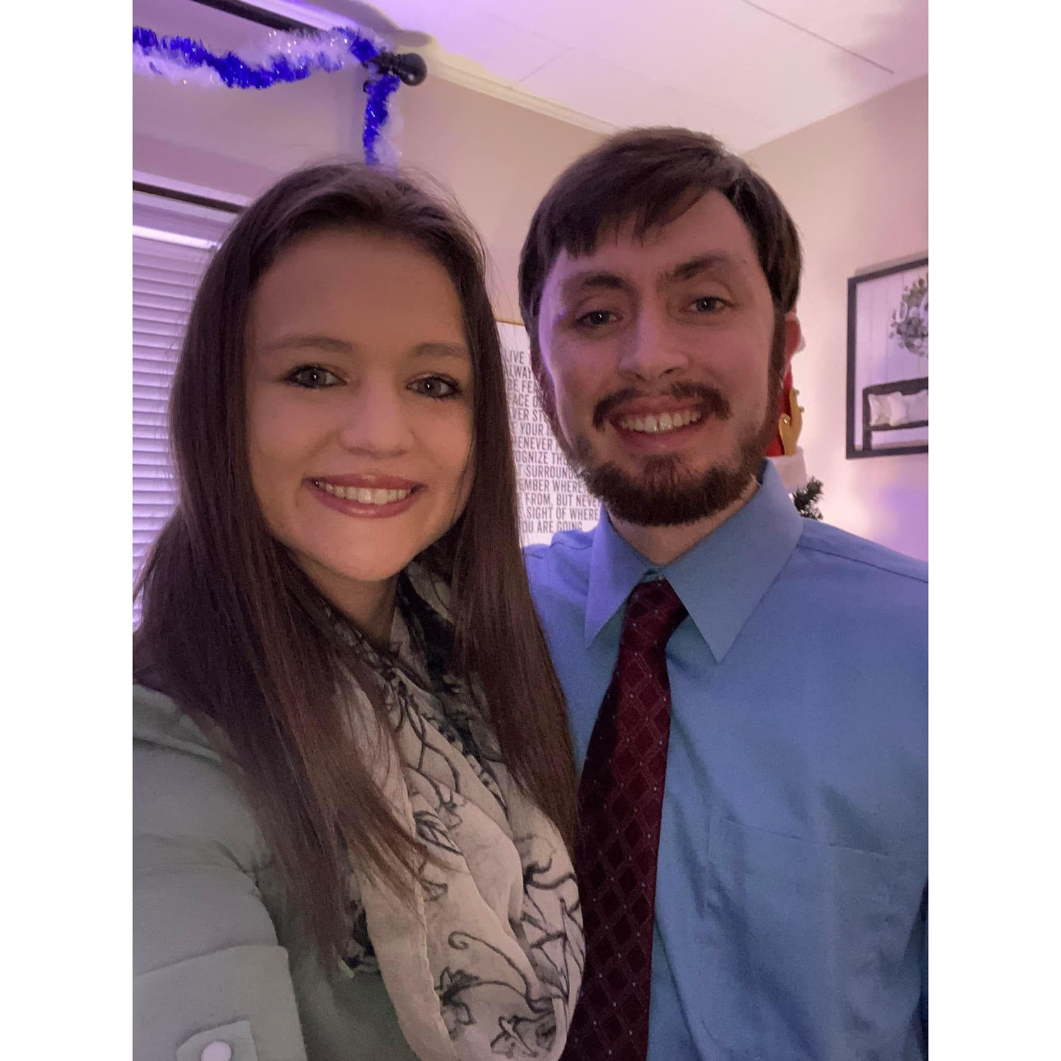 Celebrating six months of being together by dressing up and going out to Francos.