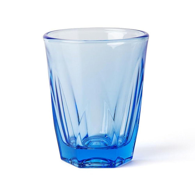 notNeutral Vero Glass Latte, 12 oz. 4-pack, Ocean Blue