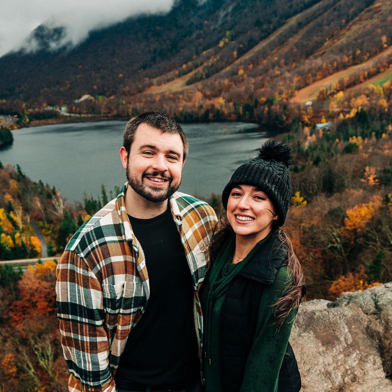 Making the most of a rainy day in the mountains. Artist's Bluff, 10/18/22