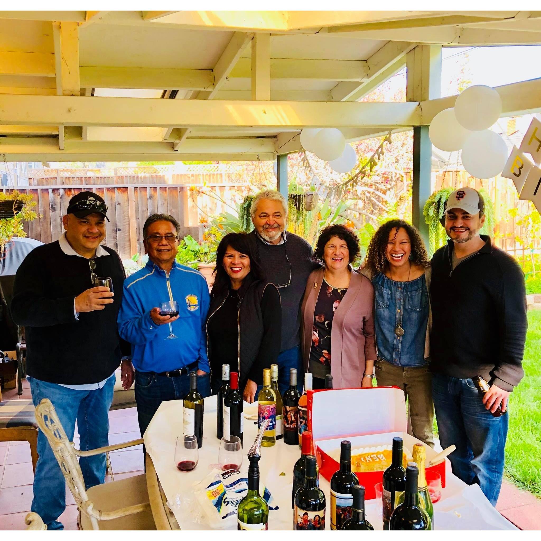 Mer, Mike, Rose, Ray, Helena, Ben, and friend!