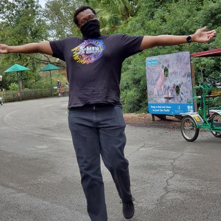 Randall putting on quite the display at the Miami Zoo.