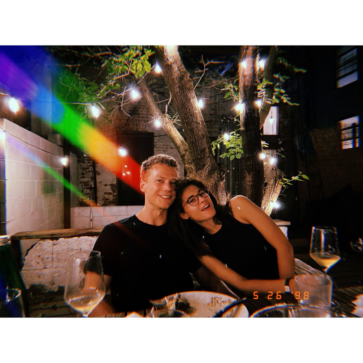 A fun night dining al fresca
