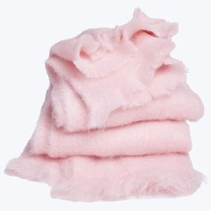 ABC Home Mohair Throw in Petal