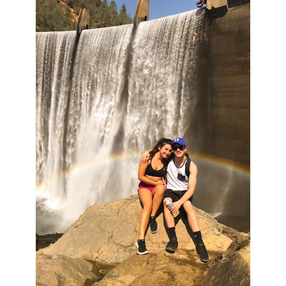 Our very first hike together, in July of 2017. We hiked to Lake Clementine in Auburn, CA.