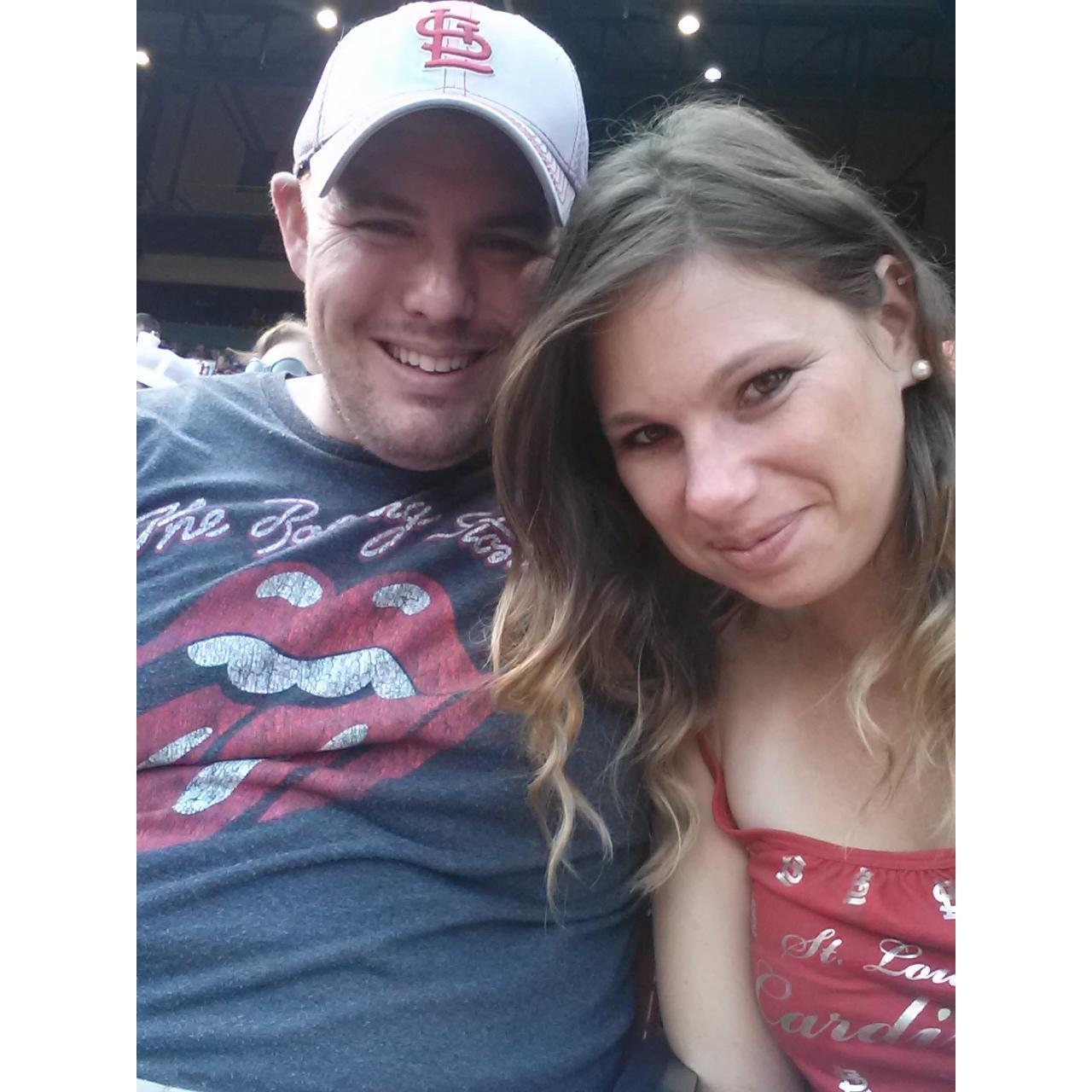 Our first Cardinals Game together