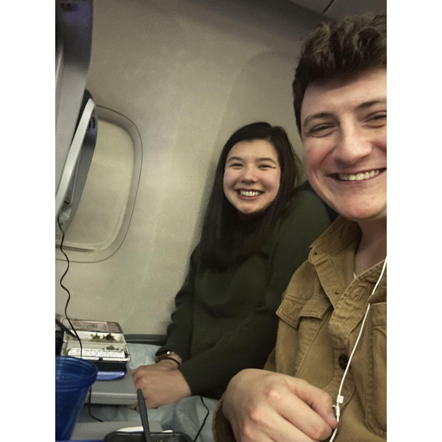 Airplane Date to Europe for JoJo's law school competition