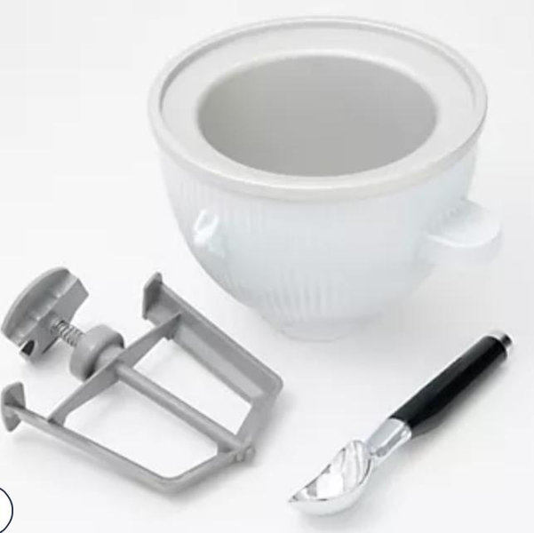 KitchenAid Stand Mixer Ice Cream Maker Attachment + Reviews | Crate & Barrel