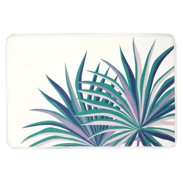 Oversize Palm 20" x 30" Bath Rug