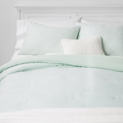 Twin/Twin Extra Long Scallop Print Bed in a Bag Green - - - - - Room Essentials&#153;