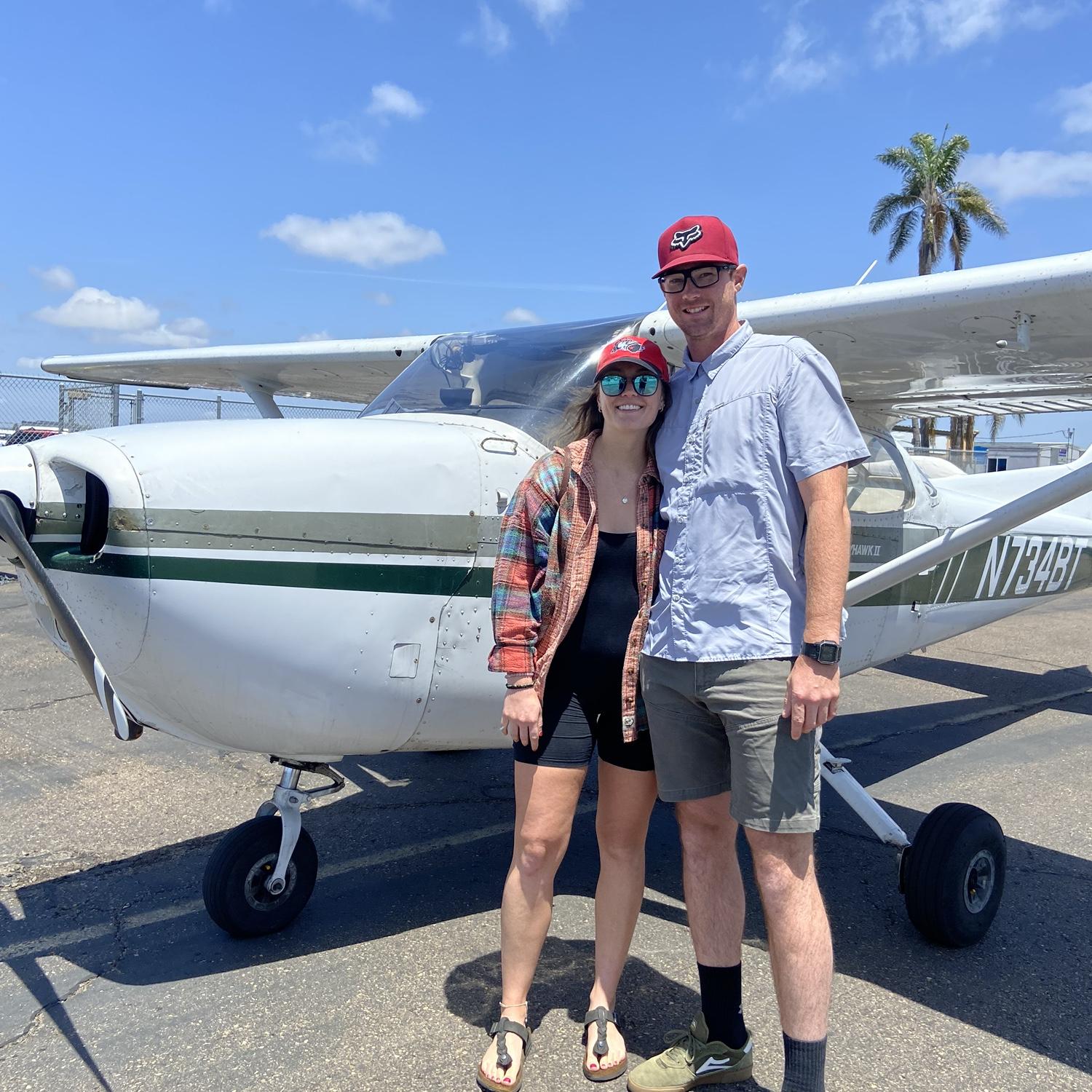 Kevin’s first flight!