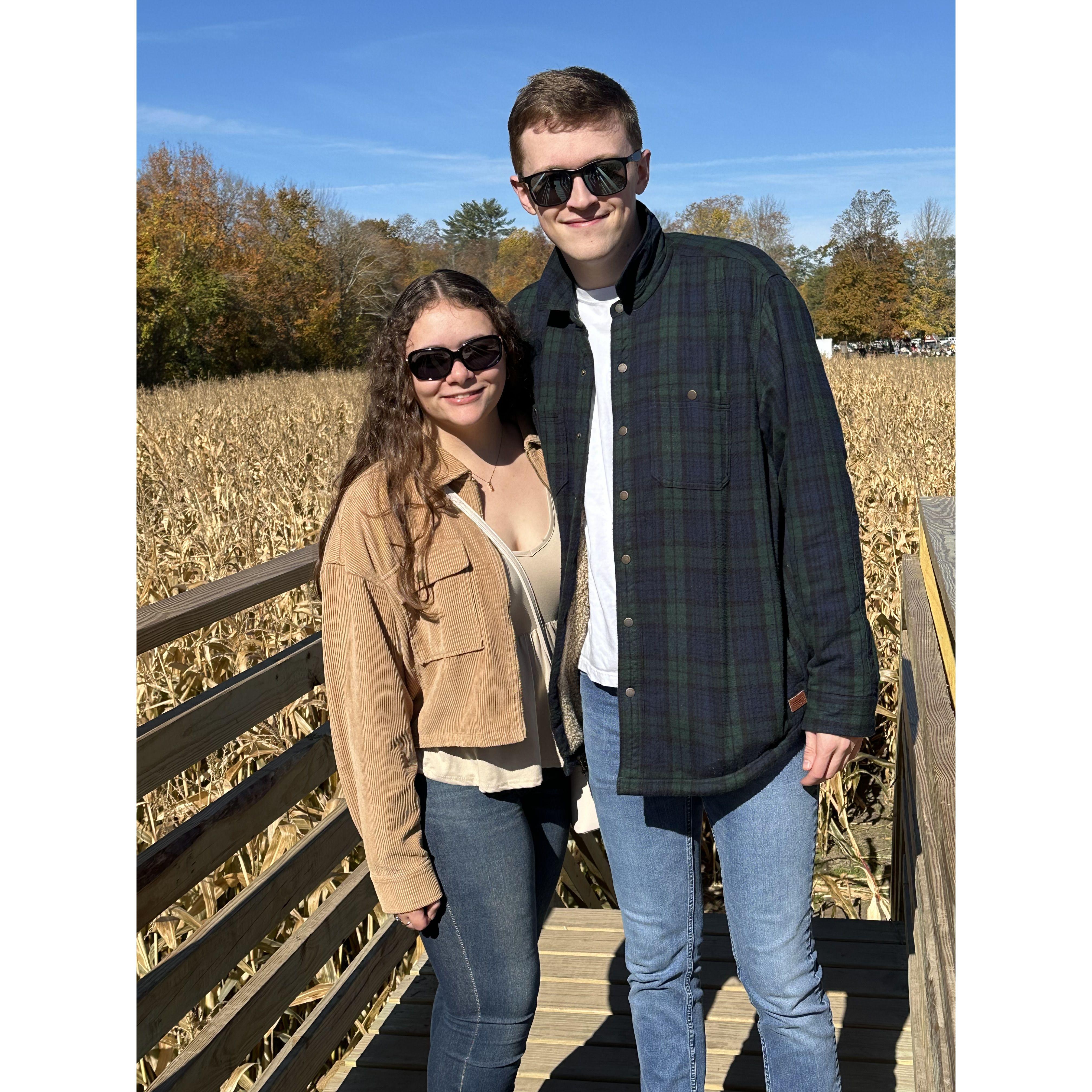 At a farm in the fall of 2024.