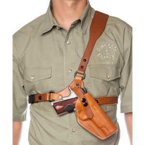 Murdoch's – Diamond D - Guide's Choice Leather Chest Holster - Multiple Size Options