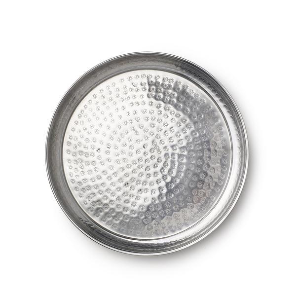 Round Aluminium Coffee Tray, 40cm