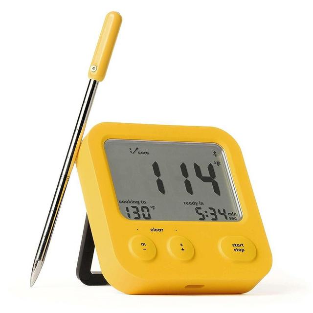 Combustion Predictive Thermometer & Display — Eight Sensors — Wireless Meat Thermometer — Grilling, Smoking, Baking & More — Optional iOS & Android App — Counts Down Cook Time — Simple to Use