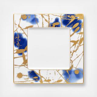 Jubilant Days Gold Medium Square Plate