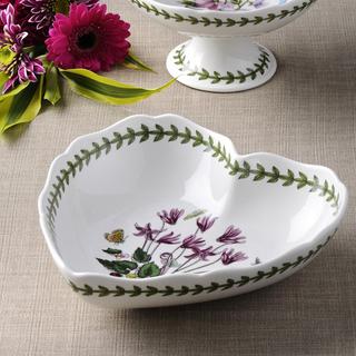 Botanic Garden Scalloped Heart Shape Dish