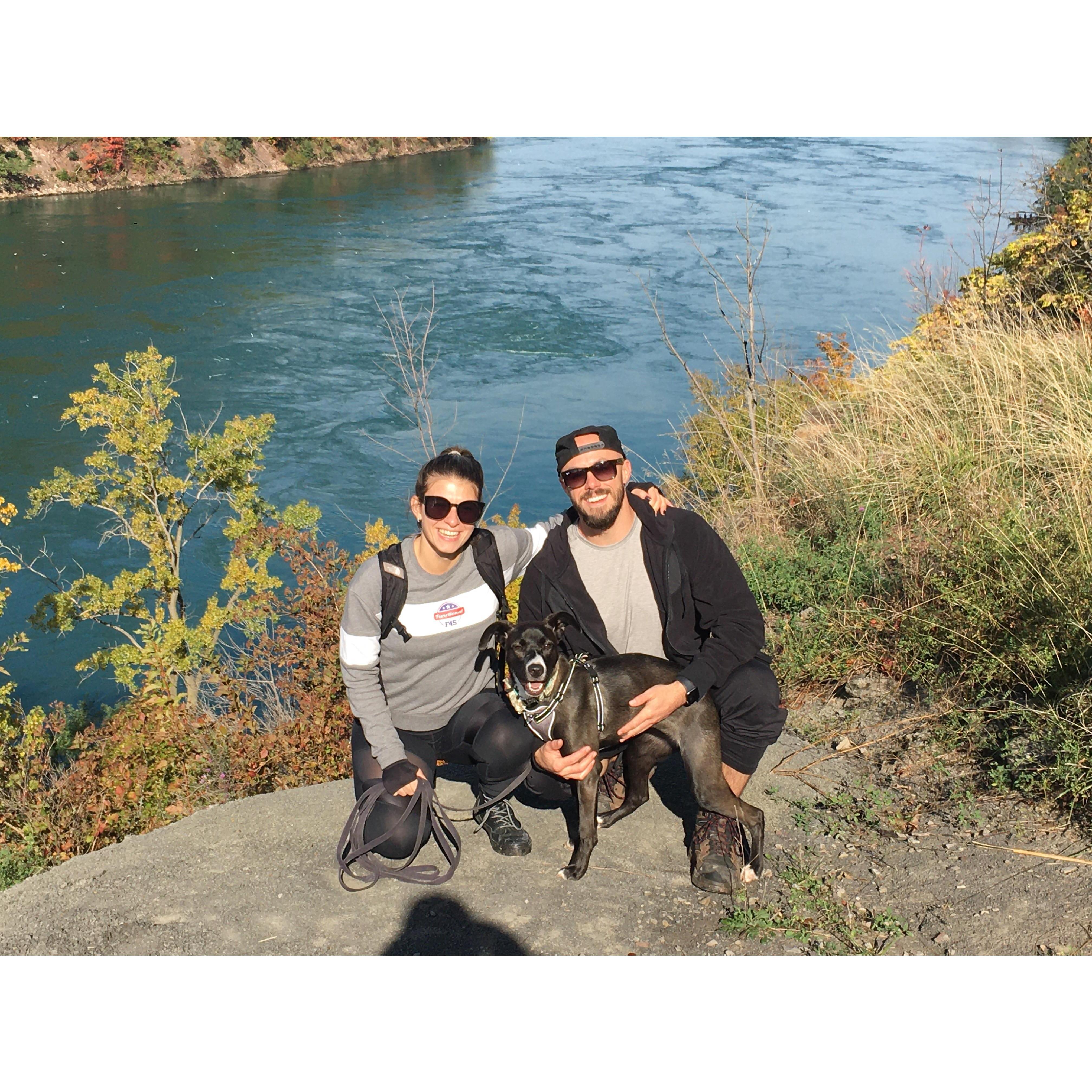 Olive's first hike!
