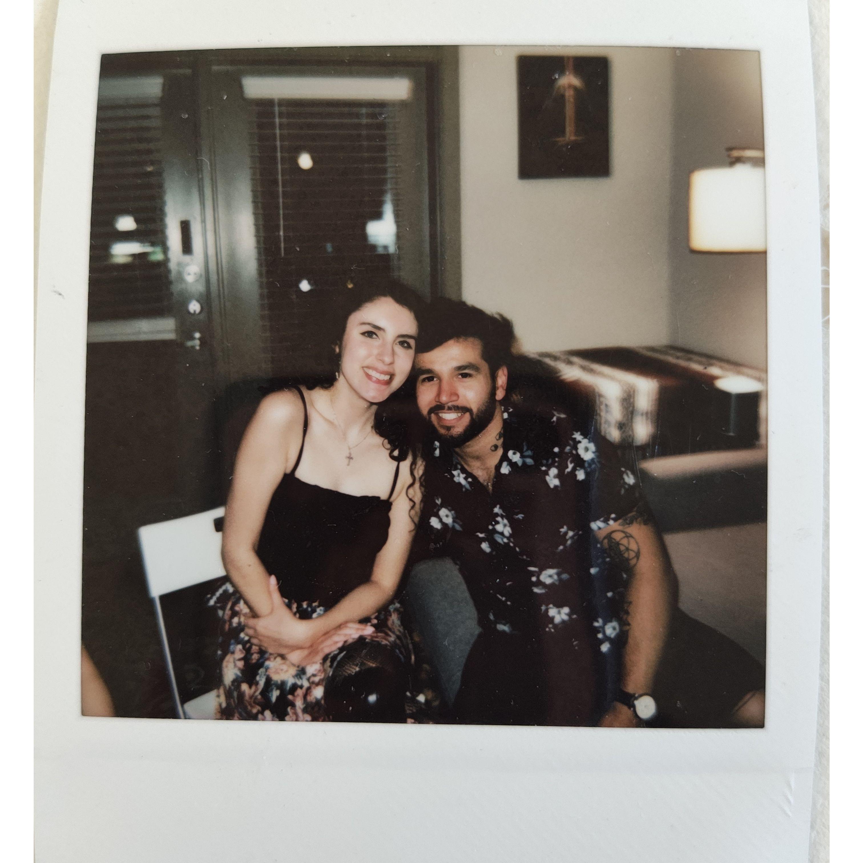 Party at Ves and Rachel's -- Early in the relationship