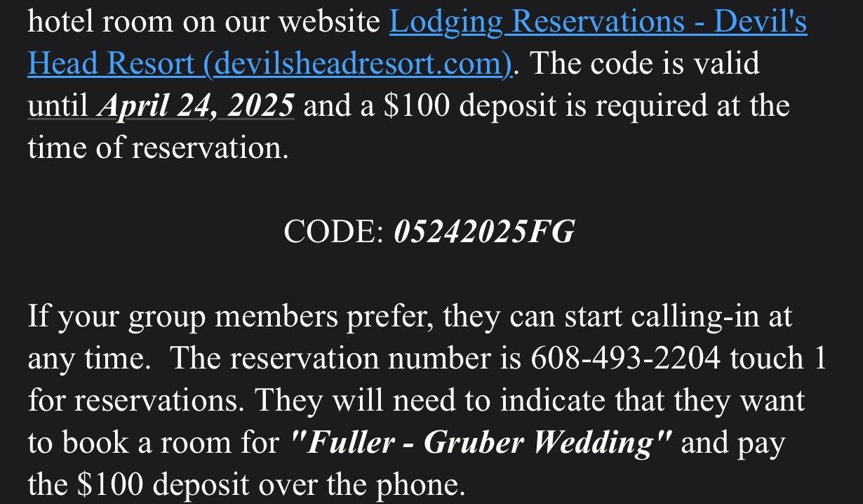 The Wedding Website of Jaylyn Fuller and Cole Gruber