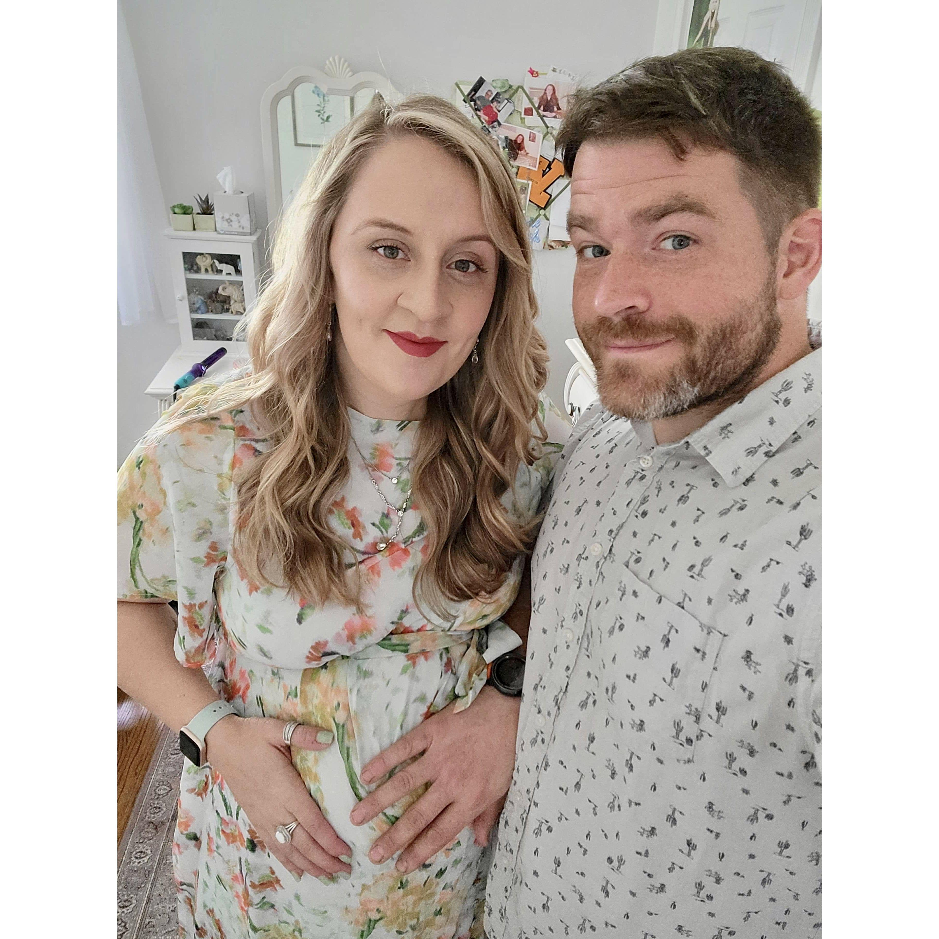 On our way to our Baby Shower, June 2022