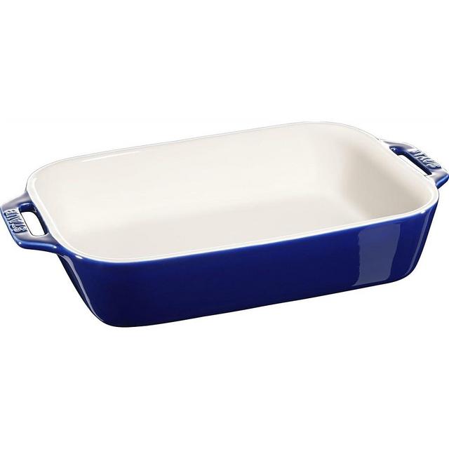 STAUB - 40508-591 STAUB Ceramics Rectangular Baking Dish, 10.5x7.5-inch, Dark Blue
