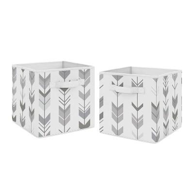 Mod Arrow Fabric Storage Bins - Sweet Jojo Designs