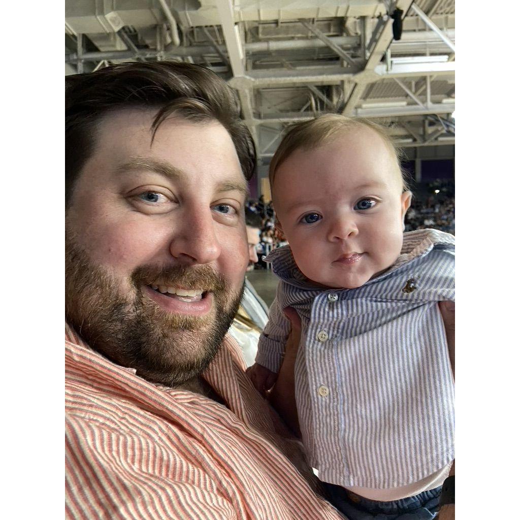 Jeffrey and our nephew Rhodes (the ring bearer)