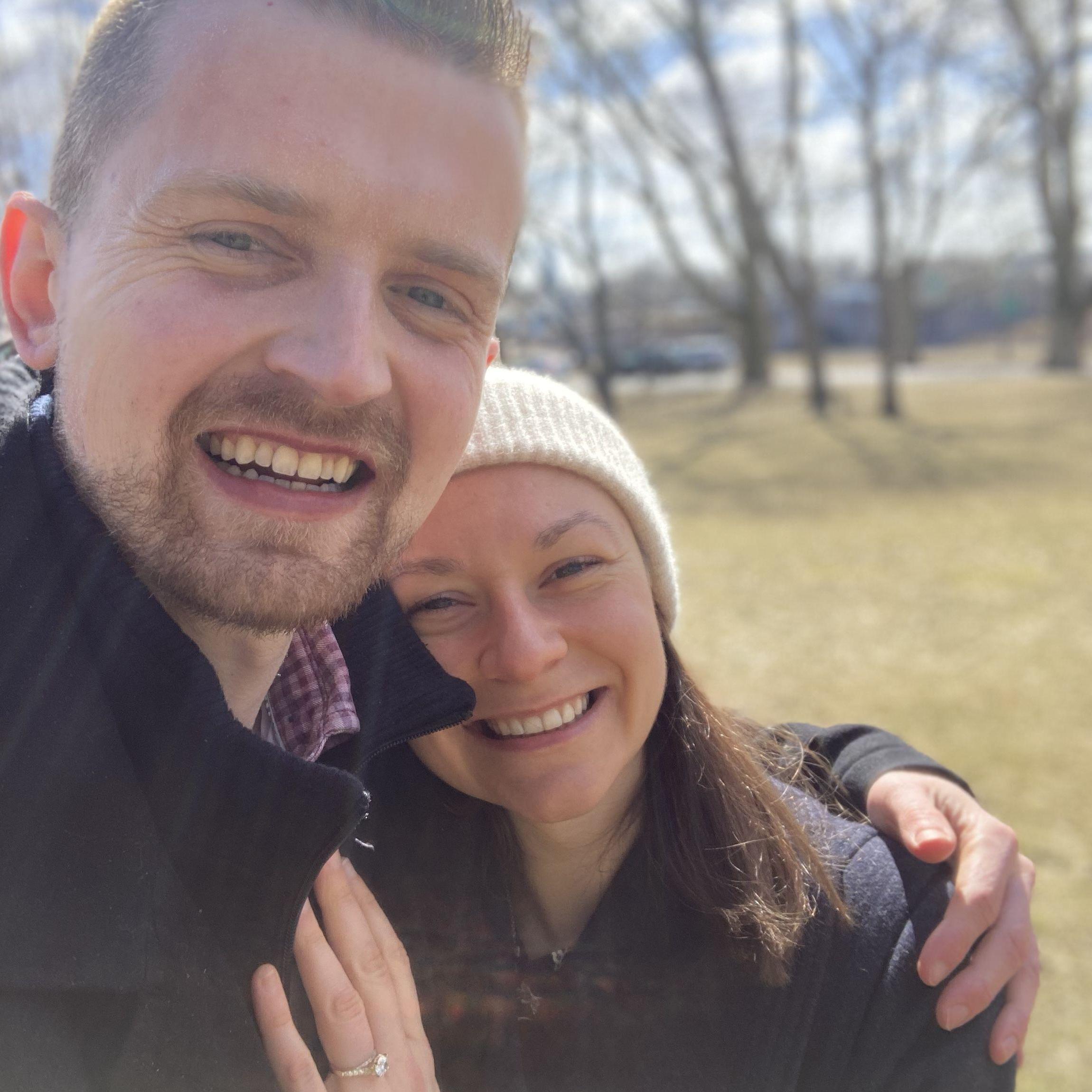 After getting engaged!