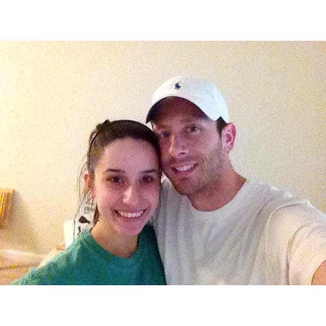 First day in our 1st apartment.