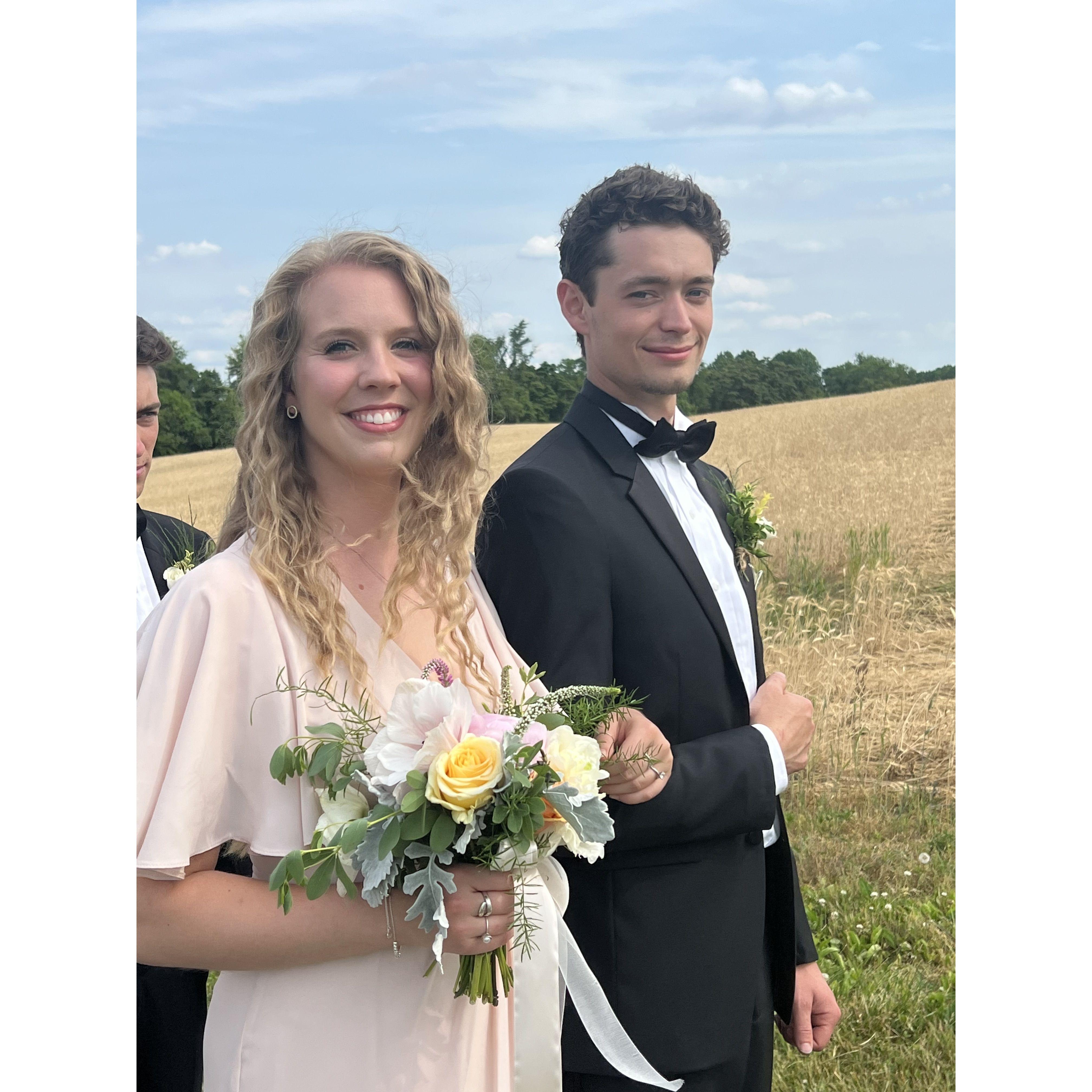 We were part of Natalie and Jack's wedding party!