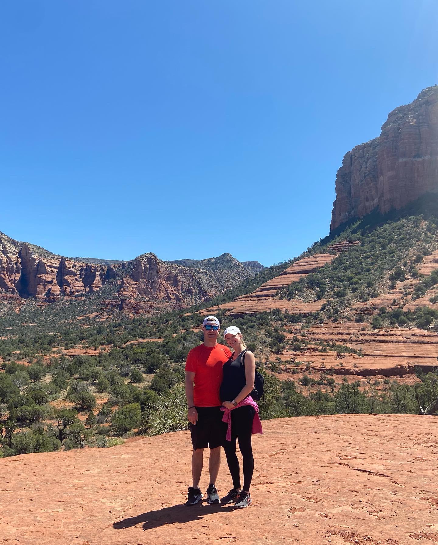 Took the bump on a helicopter ride overlooking Sedona